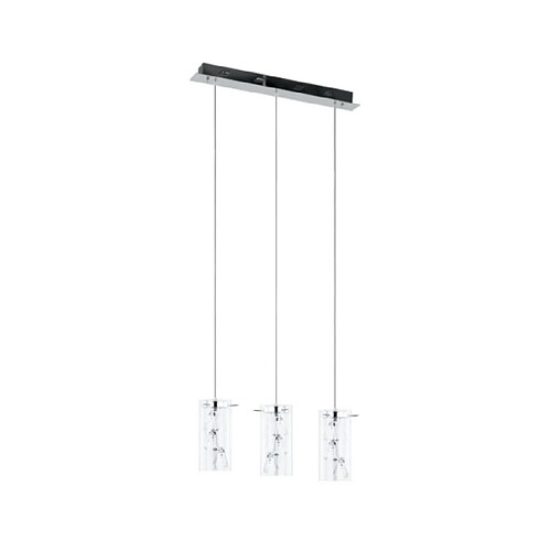 Luminaire Center Suspension Shine Verre,alliage métallique Chrome