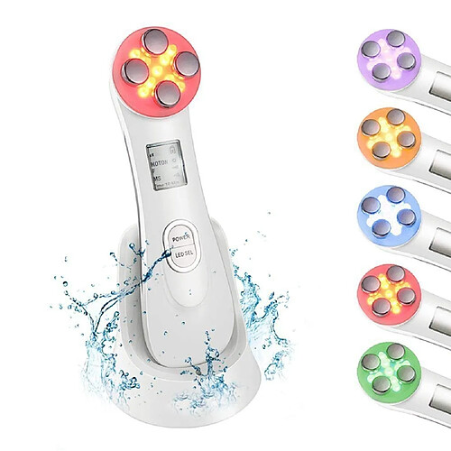 Chrono 5 in1 dispositif multifonctionnel de beauté faciale, 6 modes Appareil de massage