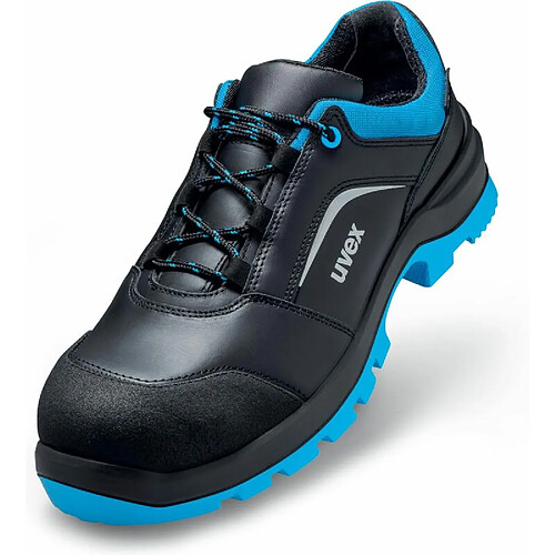 uvex 2 xenova Chaussures basses S3 SRC, T. 45, noir/bleu ()