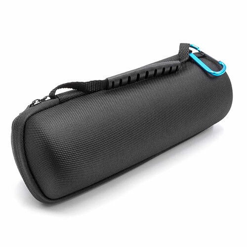 vhbw Housse étui compatible avec JBL Flip 1, 2, 3, 4 Box Bluetooth - noir, avec sangle de transport