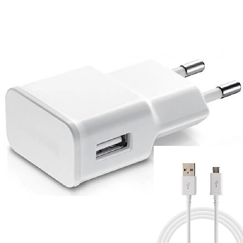 Chargeur Secteur 2A + 2 Cables Micro USB pour Samsung / Xiaomi / Oppo / Sony Little Boutik®