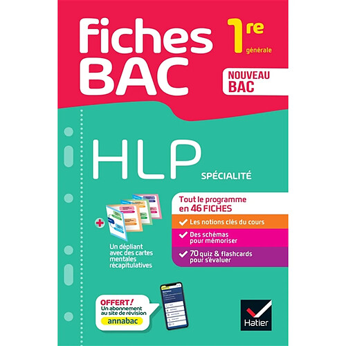 HLP spécialité, 1re générale : nouveau bac