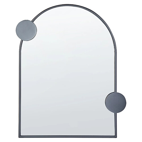 Beliani Miroir AULON 80 cm Noir