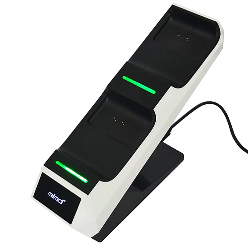 Winkoo.fr Socle de charge noir et blanc pour deux manettes de Xbox