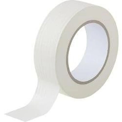 Bande de masquage TOOLCRAFT 93038c189 blanc (L x l) 50 m x 38 mm caoutchouc 1 rouleau(x)