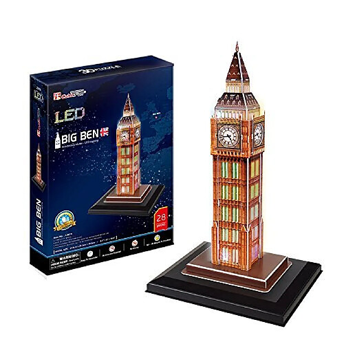 CubicFun Casse-tête 3D LED du Big Ben de Londres