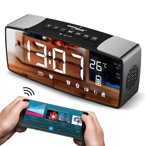 Radio-réveil Bluetooth 4.2 FM 6W