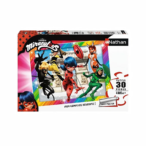 Nathan Puzzle 30 pieces - Ladybug et ses amis super-heros / Miraculous