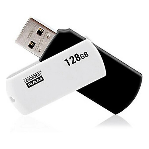 Totalcadeau Clé USB 128 Go USB 2.0 Blanc/noir Capacité - 16 GB pas cher