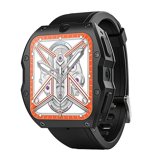 Yonis Montre Connectée 4G Étanche IP68 Dual Caméra