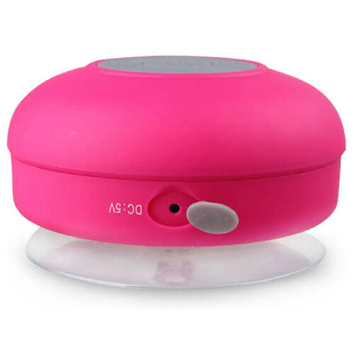 Chrono Portable Mini HIFI Waterproof Shower Pool Wireless Bluetooth Speaker Handsfree with Mic (Rose)