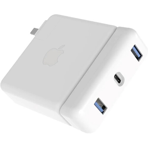 HYPER Hub USB-C HyperDrive 87 W pour adaptateur secteur 15 MacBook Pro 87 W - Ports : USB-C - 2 x USB-A 5 Gbit / s