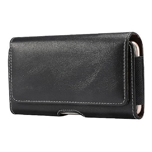 Universal Étui en cuir horizontal avec boucle de ceinture pour OPPO F3 plus CPH1613 (2017)