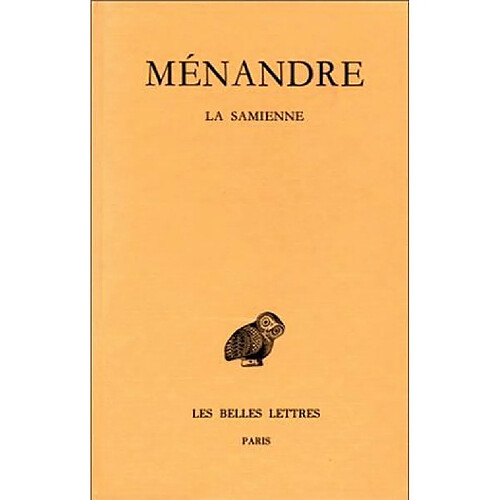 Ménandre. Vol. 1-1. La Samienne · Occasion