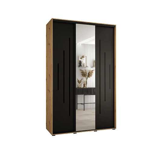 Abiks Meble Armoire Davos 13 À Portes Coulissantes 235,2/150/45 3 Portes