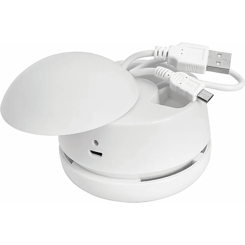 WEDO Mini-aspirateur de table W2D2, rechargeable, blanc ()