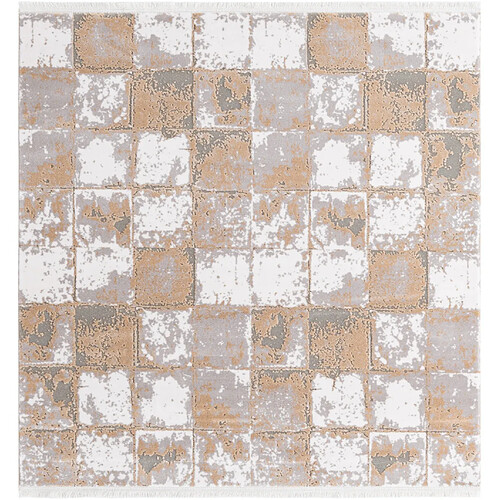 Hadorn Tapis 160x160 beige Davos Cube