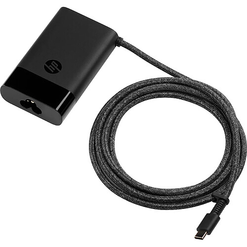 HP 65W USB-C Slim Travel adaptateur de puissance & onduleur Intérieure Noir