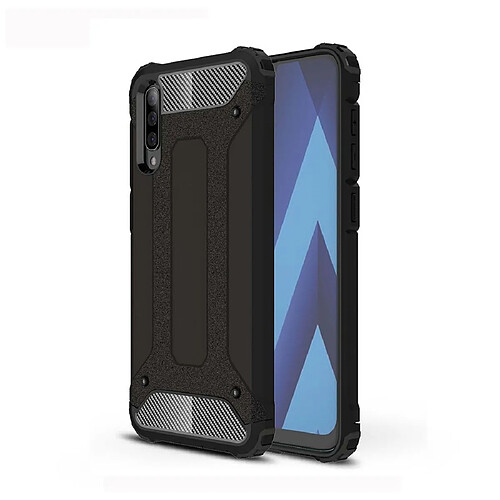 Wewoo Coque Renforcée Pour Galaxy A70 / A70s Étui Combinaison TPU + PC Noir