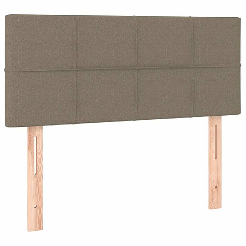 Maison Chic Tête de lit moderne pour chambre - Décoration de lit Taupe 80x5x78/88 cm Tissu -MN69126