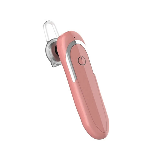 Wewoo Écouteur Bluetooth D5 Type d'oreille suspendue Entreprise Étanche Anti-sueur Réduction de bruit Écouteurs HiFi Casque Rose