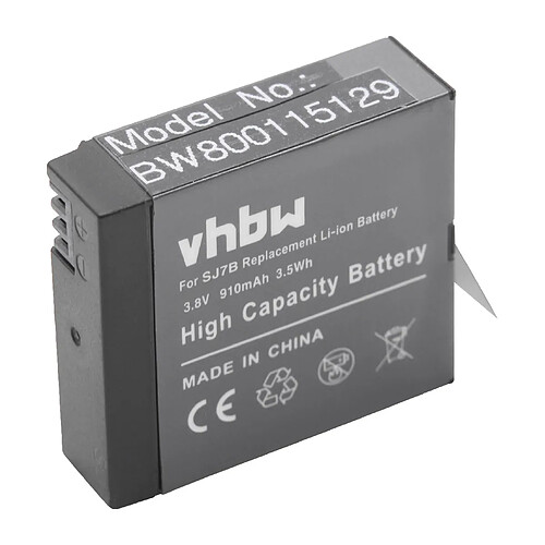 vhbw Li-Ion batterie 910mAh (3.8V) pour appareil numérique camescope SJCam SJ7 Star