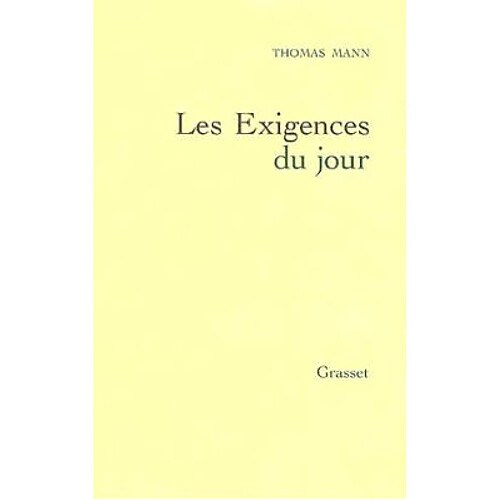 Les exigences du jour · Occasion