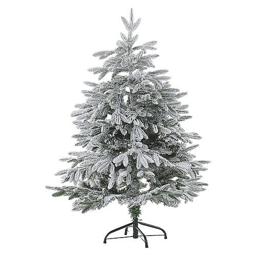 Beliani Sapin de Noël BASSIE 120 cm Blanc