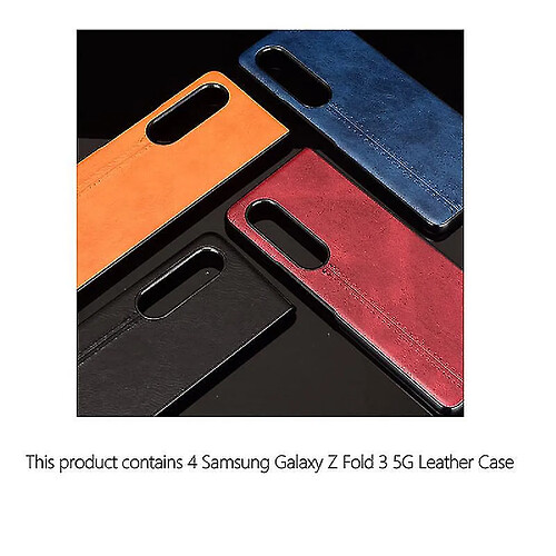 Universal Samsung Galaxy Z Fold 3 Case, pour Samsung Galaxy Z Fold 3 5G Cuir Case.