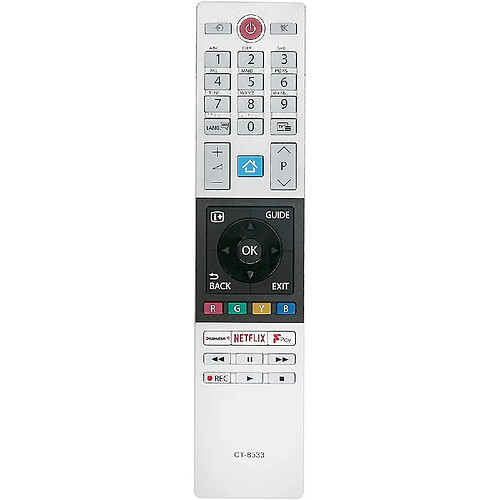 Universal Vinabty CT-8533 Remote pour Toshiba TV 43U5863DB 49U5863DB 50U5863DB 55U5863DB 65U5863DB 32L3863DB