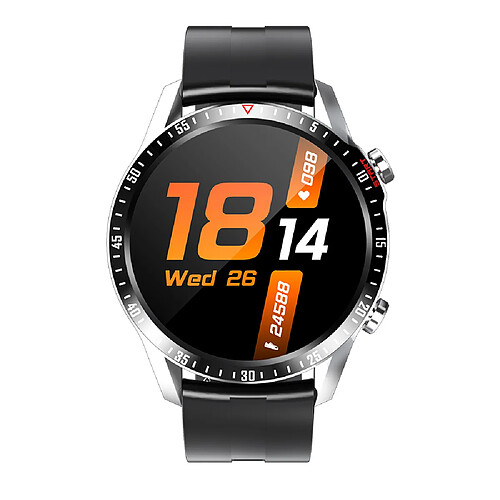 Universal Smartwatch Homme Sport Fitness Bluetooth Appel Multifonction Musique Contrôle Réveil Alerte et IOS Téléphone & 124 ; Smartwatch (1,28 pouces)