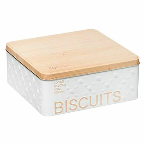 Boîte à Biscuits Scandi 19cm Blanc