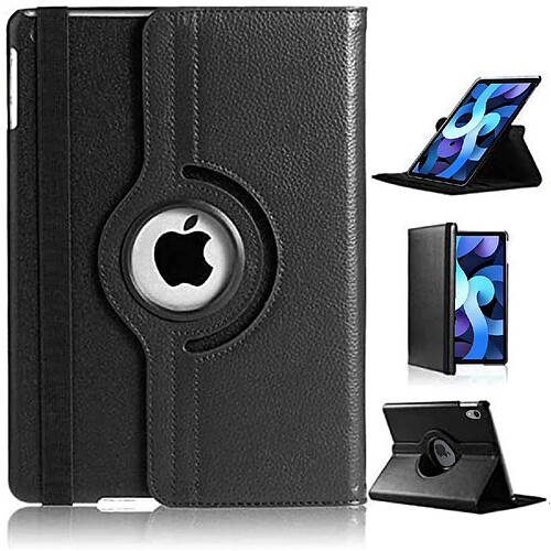 Xeptio Etui rotatif noir pour Apple iPad Pro 13 2024 avec coque cover protection interne - Housse 360 degrés noire iPad Pro 13 pouces (M4)