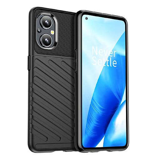 Ozzzo thunder coque flexible tough rugged cover tpu coque pour oneplus nord n200 5g noir