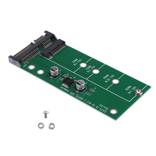 SATA vers M.2 NGFF SSD Convertisseur Adaptateur Carte M.2 vers SATA 3 III Connector Module Accessoire