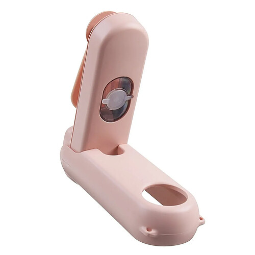 (Rose) Ventilateur de Pulvérisation Portable USB 3 EN 1 Ventilateur d'humidification de Bureau Portatif Pliable à 2 Vitesses