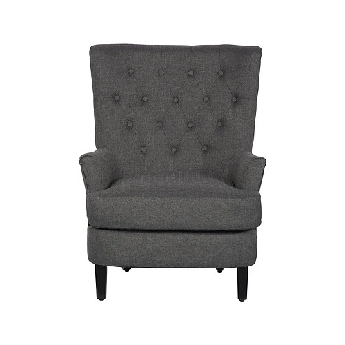 Habitat Et Jardin Fauteuil Arhus - 1 place - Gris foncé