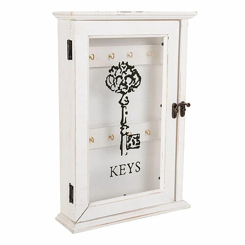 Armoire à clés Alexandra House Living Blanc 7 x 34 x 23 cm