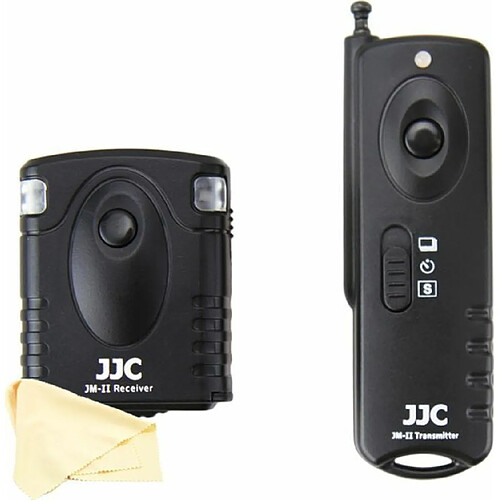 JJC JM-R2II Télécommande d'obturateur sans fil pour Fujifilm X-T3, X-E3, X100F/T, X-Pro2, X-T20, X70, etc. Compatible RR-100