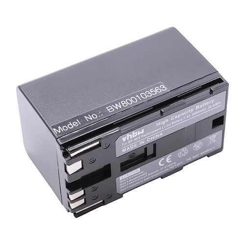 Vhbw Batterie LI-ION 4400mAh pour CANON XF100, XF105, XF300, XF305, EOS C100, C300, C300 PL, C500, C500 PL remplace BP-955, BP-975