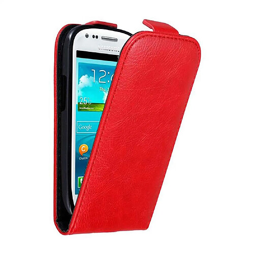 Cadorabo Coque Samsung Galaxy S3 MINI Etui en Rouge