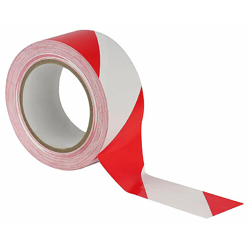 Bande de signalisation Rouge / Blanc, 50 mm / 33 m Showgear