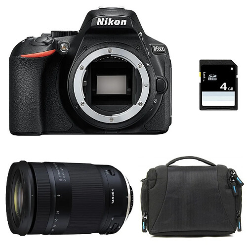 PACK NIKON D5600 + TAMRON AF 18-400 VC + Sac + Carte SD 4Go