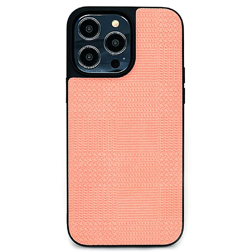 Coque en TPU + PU VILI antichoc, anti-chute pour votre iPhone 14 Pro - rose