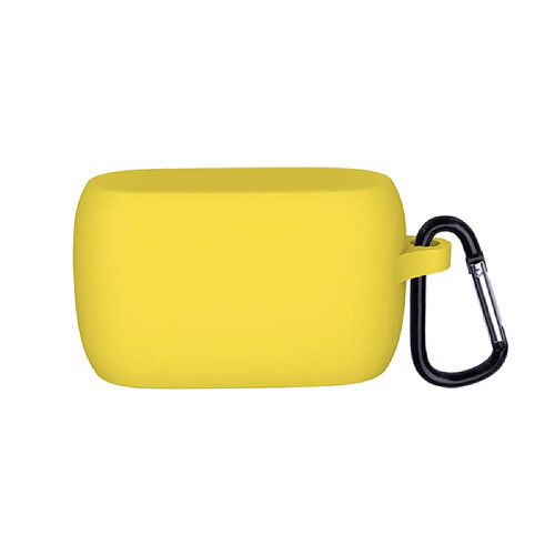 Coque en silicone avec boucle anti-perte jaune pour votre Jabra Elite 3