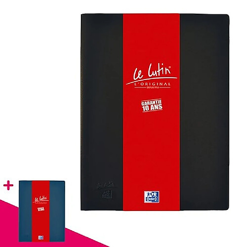 Protège-documents Oxford Le Lutin PVC A4 noir - 50 pochettes