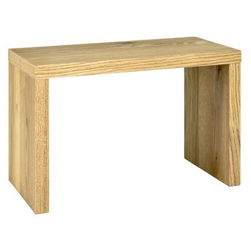 Pegane Table basse de panneau en nid d'abeille coloris chêne - Dim : L120 x P60 x H40 cm