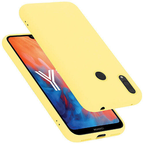 Cadorabo Coque Huawei Y7 2019 / Y7 PRIME 2019 Etui en Jaune