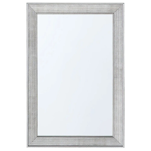 Beliani Miroir BUBRY 91 cm Argenté