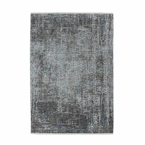 Paris Prix Tapis Imprimé Tissé à la Main Antigua Gris & Bleu 80 x 150 cm